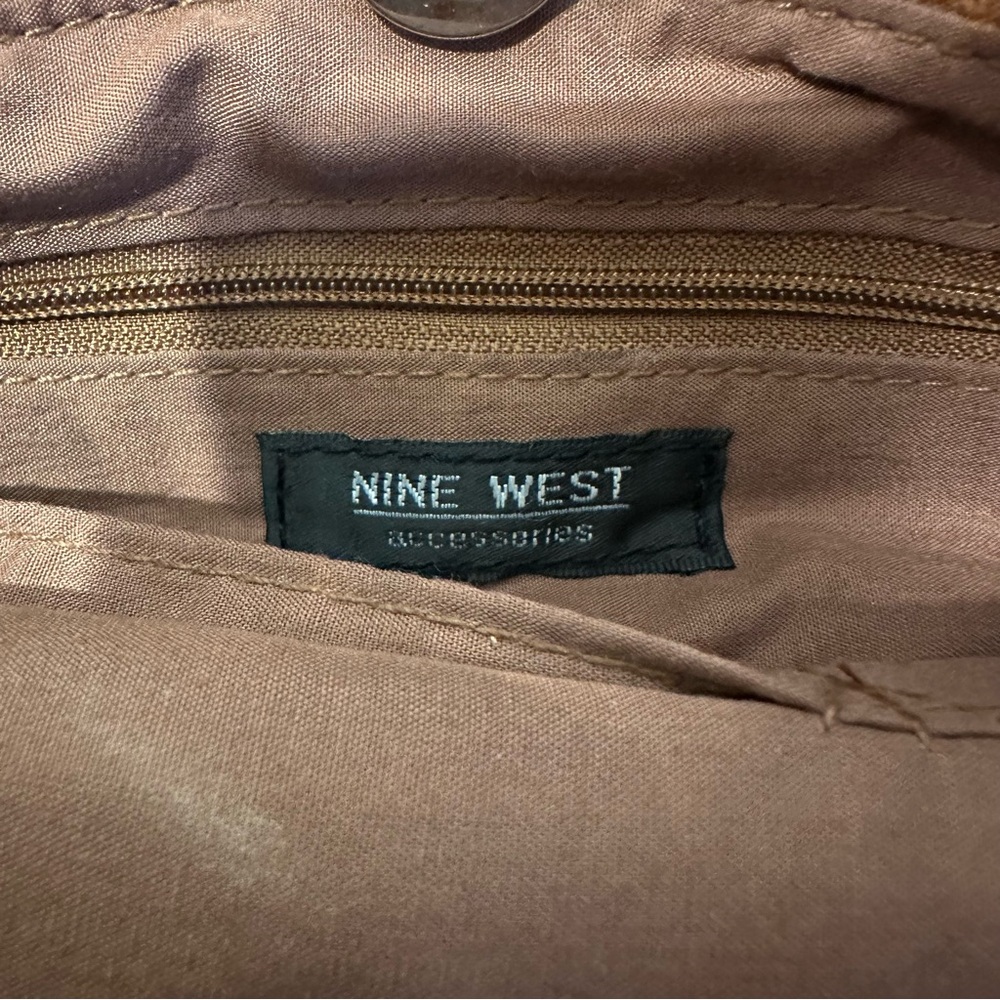 Nine West Patchwork Suede Shoulder Bag - Picture 6 of 8